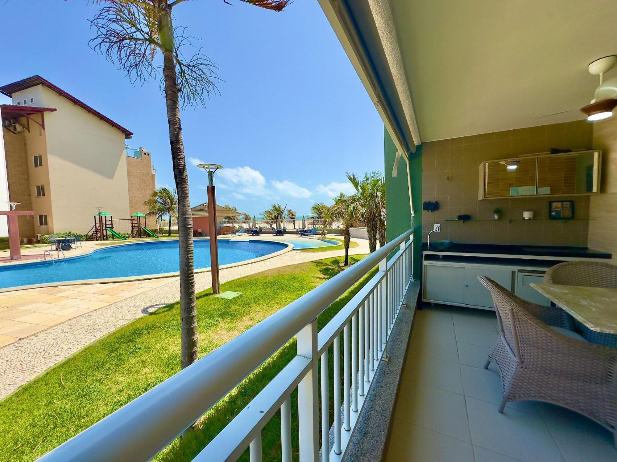 Terramaris - Aptos Vista Mar, Pe Na Areia, Vizinho Ao B Park Акуираз Екстериор снимка